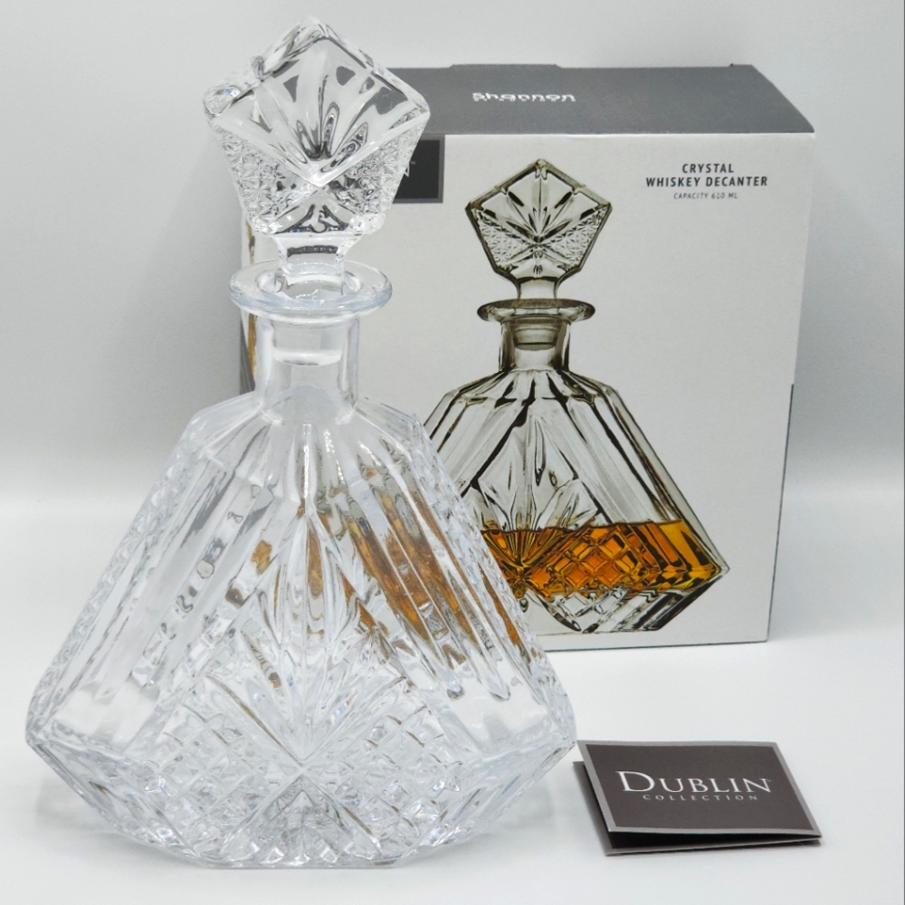 Godinger Triangular‎ Liquor Decanter Dublin Collection 610ml